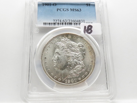 Morgan $ 1901-O PCGS MS63