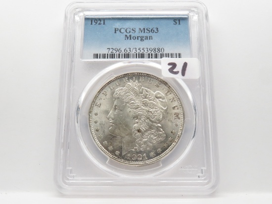 Morgan $ 1921 PCGS MS63