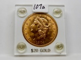 $20 Gold Double Eagle 1904 Unc in Capitol Plastic