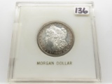 Morgan $ 1882S CH BU attractive toning, Capitol Plastic