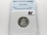 Seated Liberty Quarter 1887 NNC Proof Cameo (Only 10,000 minted)