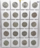 40-1963 Silver Franklin Half $ in 2x2 from Unc Roll