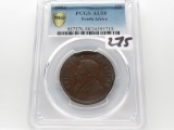 South Africa Penny KM# 2 1894 PCGS AU58 (Low mintage) RARE