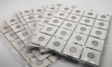 140 Buffalo Nickels in vinyl pg, 1920-37D, many repeats, no special dts, unchecked by us