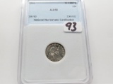 Seated Liberty Dime 1853 With Arrows NNC CH AU