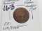 1863 CWT Tradesman Currency Good for 1 Cent/US Copper