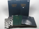 7 Statehood Washington Qtr Albums, 1999-2008, total 361 Coins, dt/mm unchecked. (face $90.25)