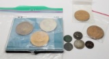 Mix: 3 Truman Medals in Case, 2 Missouri 150 Year Medals, Tax Token, 4 misc coins