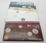 7 US Mint Sets: 1985, 87, 88, 89, 90, 93, 2002  (Face $16.74)