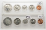 2-1983D Unc 5 Coin Sets in Capitol Plastic (Mint did not produce regular mint sets 1983)
