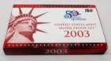 2003 US Silver Proof Set pristine