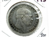 Prussia 1860A .900 Silver Vereinsthaler