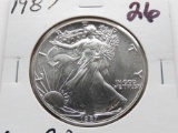 1987 American Silver Eagle Gem BU
