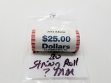 2007 John Adams Presidential $25 Roll unopened BU, string roll unknown mm