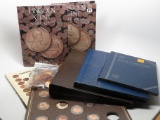 Lincoln Cent Mix (5 albums-includes 1 Dansco, 3 Displays), total 428 Coins. 140 Wheat, 239 Memorial-