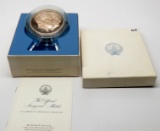 1973 Bronze Inaugural Medal Nixon/Agnew boxed with holder & COA