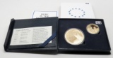 2 Piece Henry Ford 24k Gold-plated Proof Token Set boxed w/COA