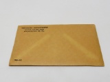 1958 US Proof Set original sealed envelope