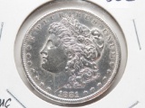 Morgan $ 1881S Unc detail obv cleaned