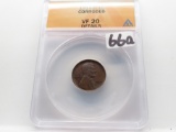 Lincoln Cent 1914D ANACS VF20 details corroded, Semi-Key