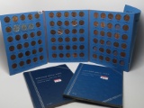 3 Whitman Lincoln Cent Albums, 1941-1980D, Total 212 Coins, dt/mm unchecked, no keys, Total 105 Whea