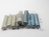 10 Rolls uncounted or searched Nickels marked: 1939-41, 41-46, 48-54, 54-57, 58-60's, 62-64, 64, 64-