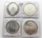 4 World Silvers, crown-size, 3.1 ASW total: 2004 Cook Islands $5 PF, 1948 Hungary 20 Forint Unc, 196