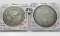 2 Costa Rica Proof Silvers: 50 Cent 1974, 100 Colones 1974
