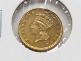Indian Head Gold $ 1860-S XF Details Mounted (Only 13,000 minted)