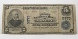 $5 National 1902, 1st Natl Bank Monett, MO, CH5973, SN N5434189H, Fine