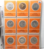 24 Franklin Mint Gaming Token collection