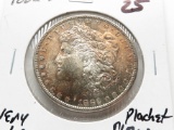Morgan $ 1882-S Very CH BU (Planchet flaw on reverse)