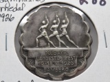 1926 Bamberg Germany Gymnastics Medal pin back