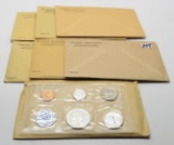 7 Sealed US Proof Sets original pkg: 1957, 1958, 1959, 1961, 1962, 1963, 1964