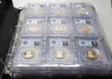 35 coin Presidential $ set PCGS PR69DCAM Special in Eagle pages very nice notebook