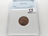Lincoln Cent 1925-D NNC CH Mint State Red