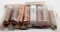 20 Rolls Lincoln Cents unsearched by us, marked Unc: 1959P, 59D, 1 1/2-60P, 60S, 2-61P, 61D, 62P, 64