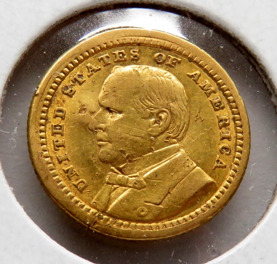 1903 Gold $ McKinley Commemorative Louisana Purchase damage