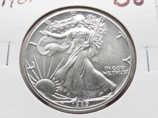 American Eagle Silver $ 1989 BU