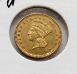 1857 Gold $ Indian Princess EF