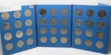 Whitman Kennedy Half $ Album, 1964-1985, 45 Coins, most Unc-BU