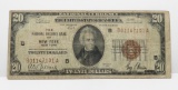 $20 FRBN NY 1929 SN B01147101A, CH VG