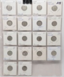 18 Silver Canada 10 Cent: 1911, 14, 32, 40, 42, 46, 47, 47 w/leaf, 49, 50, 52, 53, 56, 59, 60, 61, 6