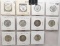 11 Unc-BU Washington Silver Quarters: 1948, 58PD, 3-59D, 60, 3-60D, 64D