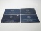 4 Eisenhower Unc Silver $ (blue envelopes): 1971, 1972, 1973, 1974