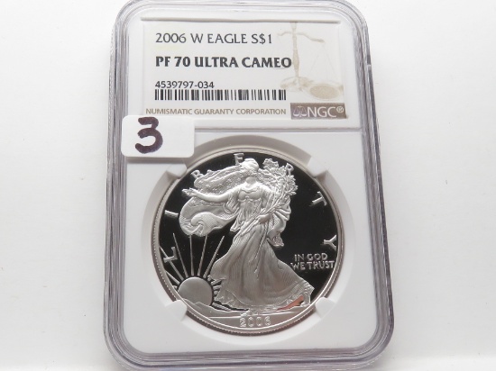 2006W American Silver Eagle NGC PF70 Ultra Cameo