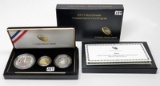 2013 5-Star Generals Commemorative 3 Coin Proof Set complete with $5 Gold, Silver $1, Clad Half $