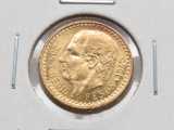 Gold 1945 Mexico 2 1/2 Peso BU