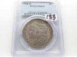 Morgan $ 1904-O PCGS MS64+, toning