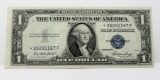 $1 Silver Certificate 1935E STAR, SN *35051167F, CH AU
